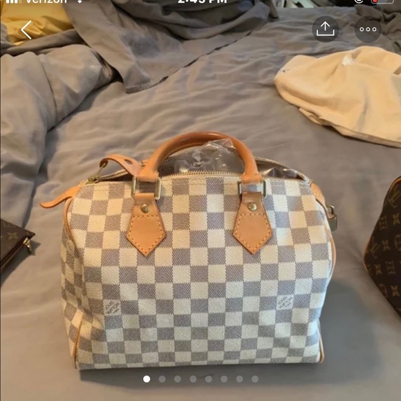 Louis Vuitton Handbags - Louis Vuitton Damier Azur Speedy 25